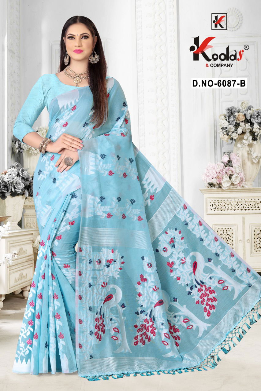 Murabba 6087 Cotton Ethnic Casual Wear Saree Collection